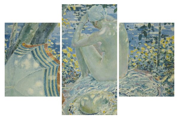 Obraz - Frederick Carl Frieseke, On the Bank, reprodukcia (90x60 cm)