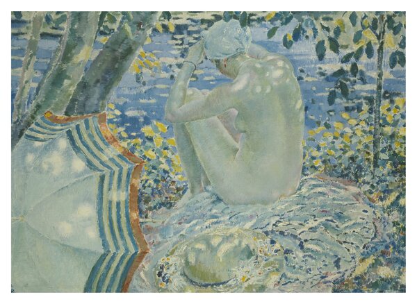 Obraz - Frederick Carl Frieseke, On the Bank, reprodukcia (70x50 cm)