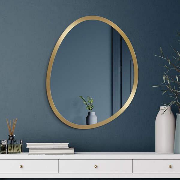Zrkadlo Valiant Gold Rozmer zrkadla: 67 x 70 cm
