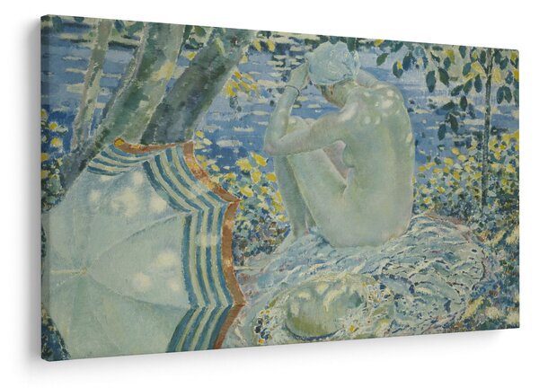 Obraz - Frederick Carl Frieseke, On the Bank, reprodukcia (90x60 cm)