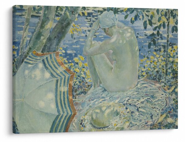 Obraz - Frederick Carl Frieseke, On the Bank, reprodukcia (70x50 cm)