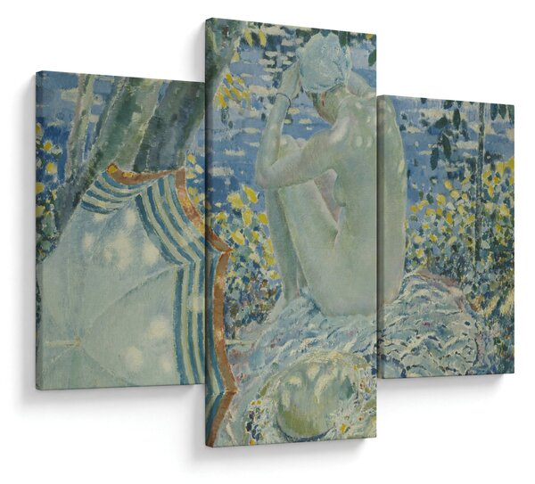 Obraz - Frederick Carl Frieseke, On the Bank, reprodukcia (90x60 cm)