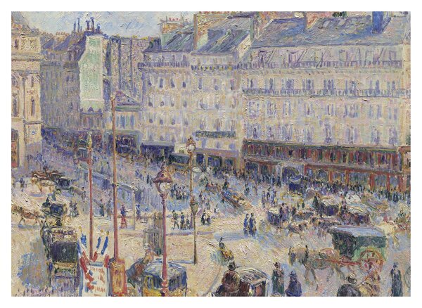 Obraz - Camille Pissarro, The Place du Havre, reprodukcia (70x50 cm)