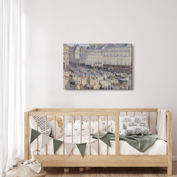 Obraz - Camille Pissarro, The Place du Havre, reprodukcia (90x60 cm)