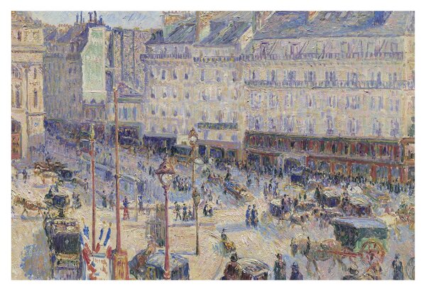 Obraz - Camille Pissarro, The Place du Havre, reprodukcia (90x60 cm)
