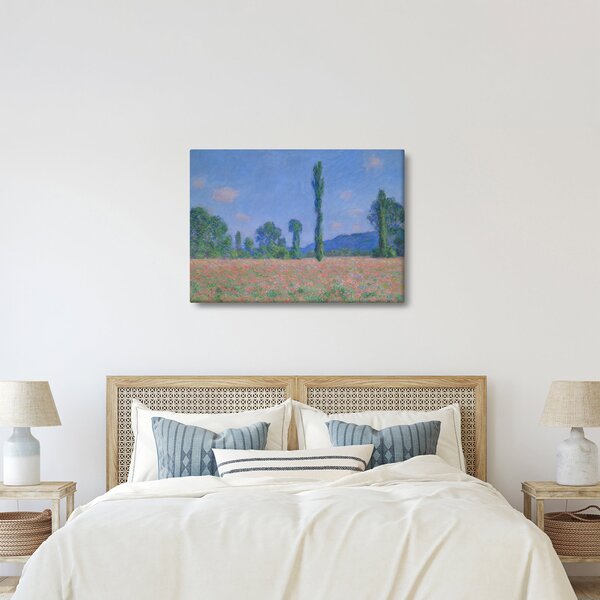 Obraz - Claude Monet, Poppy Field (Giverny), reprodukcia (70x50 cm)