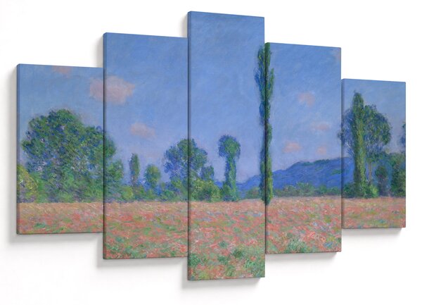 Obraz - Claude Monet, Poppy Field (Giverny), reprodukcia (150x105 cm)