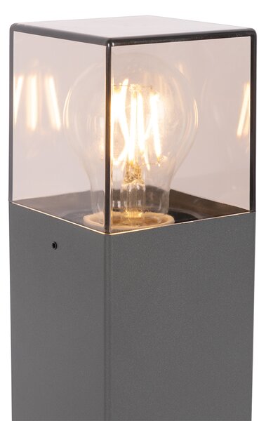 Vonkajšia lampa 30 cm antracit s zemným kolíkom a káblovou objímkou - Denmark
