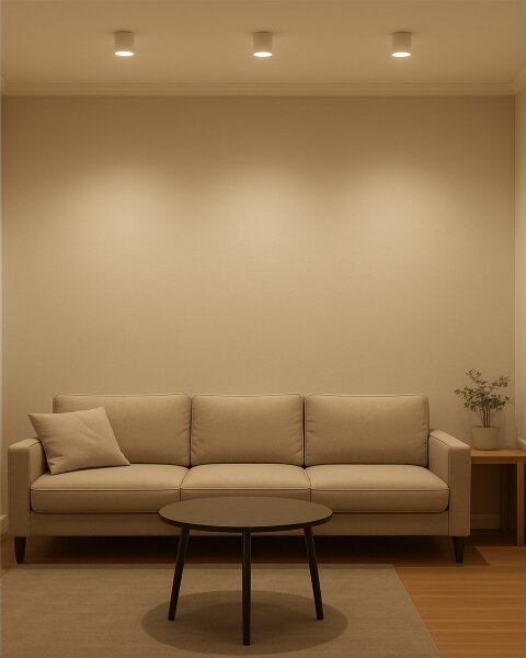 LED bodové svietidlo LED/5W/230V 3000/4000/6400K priemer 7,5 cm biela
