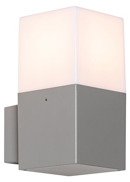 Moderné vonkajšie nástenné svietidlo šedé IP44 - Dánsko