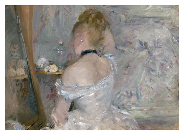 Obraz - Berthe Morisot, Woman at Her Toilette, reprodukcia (70x50 cm)