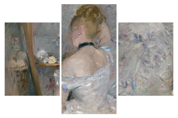 Obraz - Berthe Morisot, Woman at Her Toilette, reprodukcia (90x60 cm)