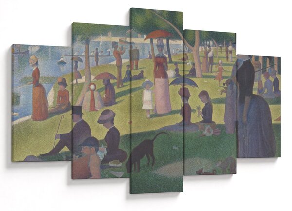 Obraz - Georges Seurat, A Sunday on La Grande Jatte, reprodukcia (150x105 cm)