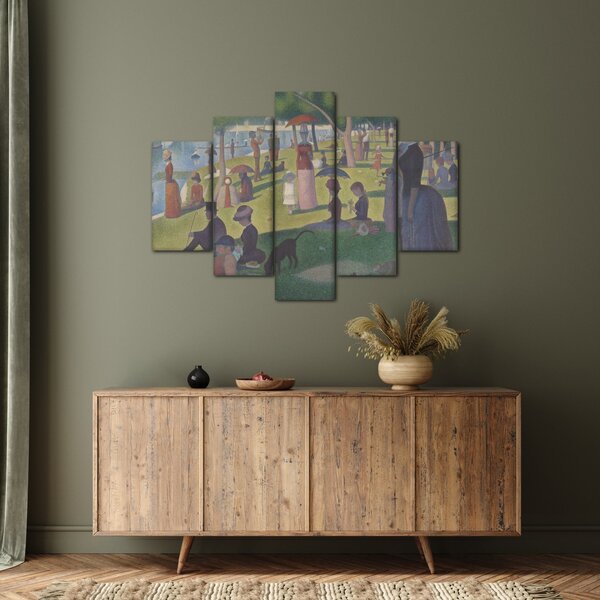 Obraz - Georges Seurat, A Sunday on La Grande Jatte, reprodukcia (150x105 cm)