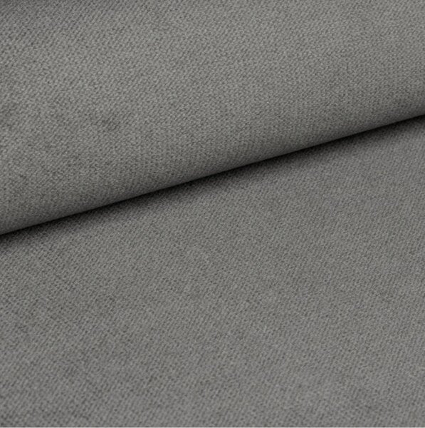 Čalúnená posteľ boxspring GLORIEN VELVET 140x200 cm sivá Matrac: Matrac Bonell pružinový