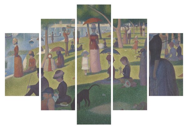 Obraz - Georges Seurat, A Sunday on La Grande Jatte, reprodukcia (150x105 cm)