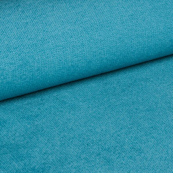 Čalúnená posteľ boxspring GLORIEN VELVET 140x200 cm tyrkysová Matrac: Matrac Bonell pružinový