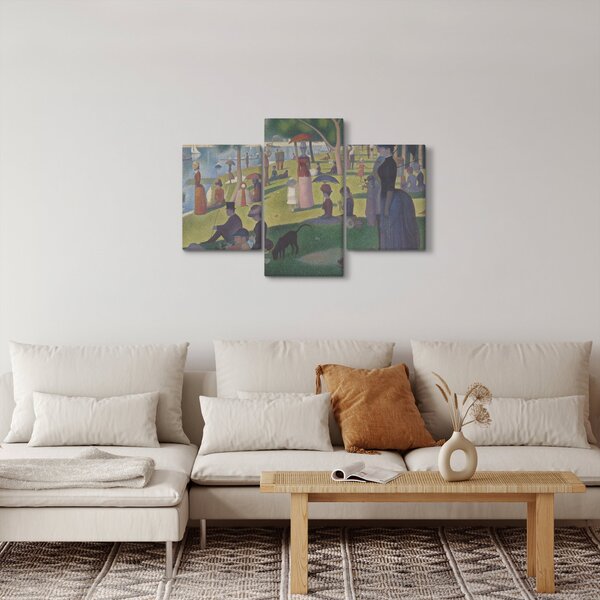 Obraz - Georges Seurat, A Sunday on La Grande Jatte, reprodukcia (90x60 cm)