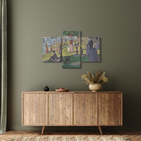 Obraz - Georges Seurat, A Sunday on La Grande Jatte, reprodukcia (90x60 cm)