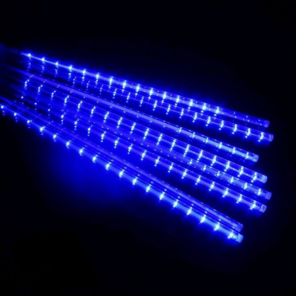 Vianočné LED kvapkajúce cencúle - 8ks, 10cm, rôzne farby na výber Farba: Teplá biela