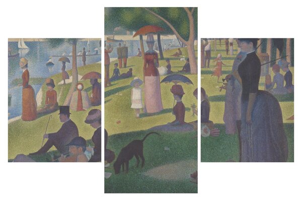 Obraz - Georges Seurat, A Sunday on La Grande Jatte, reprodukcia (90x60 cm)