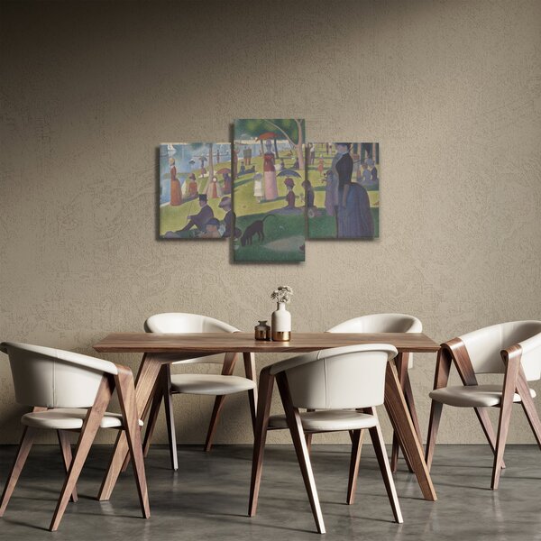 Obraz - Georges Seurat, A Sunday on La Grande Jatte, reprodukcia (90x60 cm)