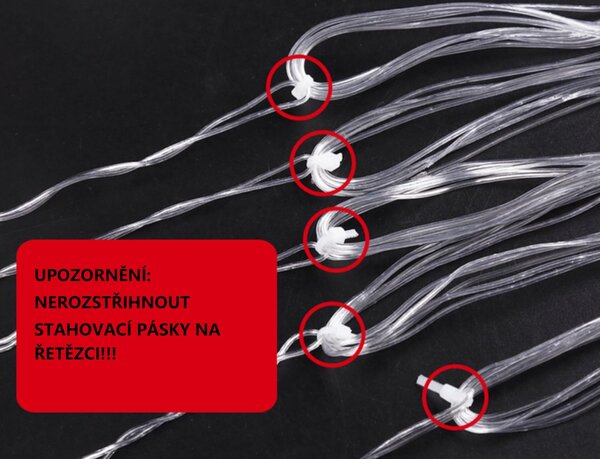 Vianočný LED svetelný záves v tvare V so hviezdičkami, 162 LED, 3m, rôzne farby na výber Farba: Modrá