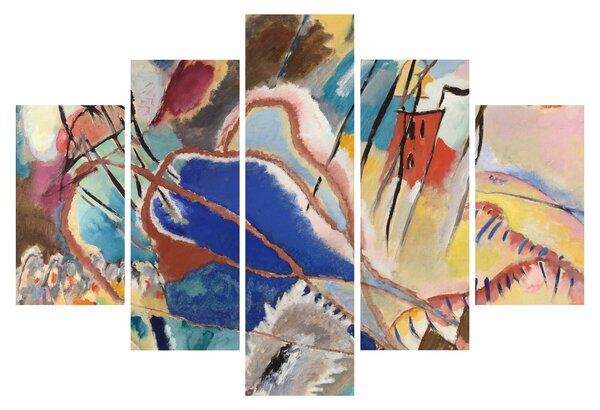 Obraz - Vasily Kandinsky, Improvisation No. 30 (Cannons), reprodukcia (150x105 cm)
