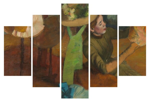 Obraz - Edgar Degas, The Millinery Shop, reprodukcia (150x105 cm)