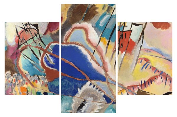 Obraz - Vasily Kandinsky, Improvisation No. 30 (Cannons), reprodukcia (90x60 cm)