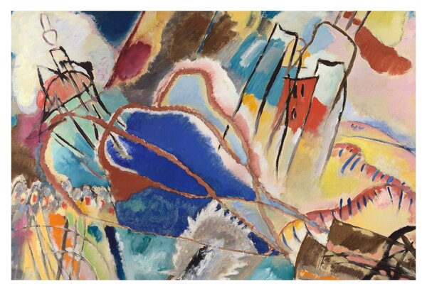 Obraz - Vasily Kandinsky, Improvisation No. 30 (Cannons), reprodukcia (90x60 cm)