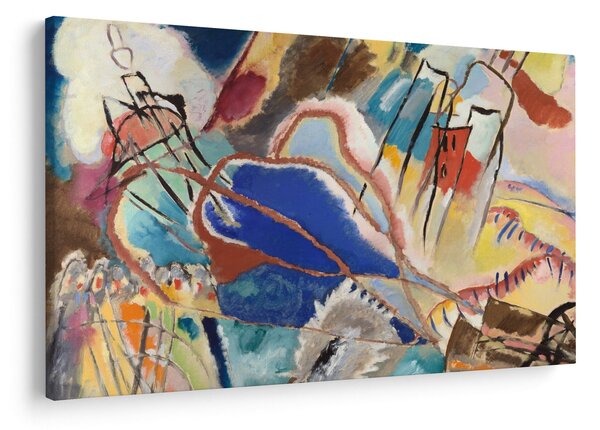 Obraz - Vasily Kandinsky, Improvisation No. 30 (Cannons), reprodukcia (90x60 cm)