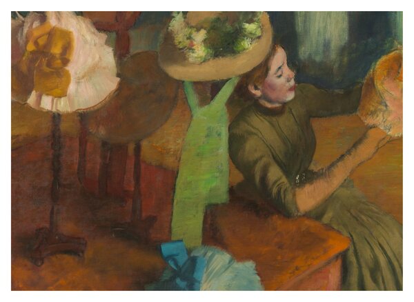 Obraz - Edgar Degas, The Millinery Shop, reprodukcia (70x50 cm)
