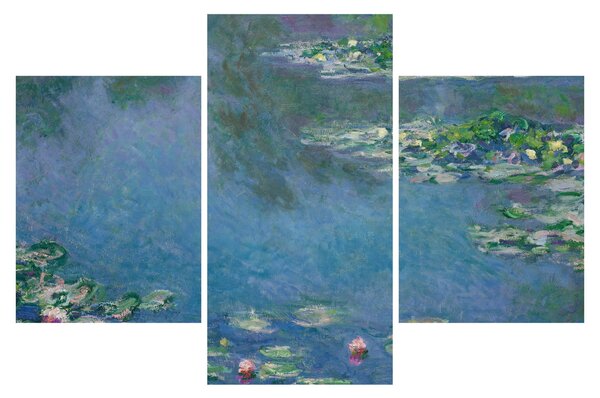 Obraz - Claude Monet, Water Lilies, reprodukcia (90x60 cm)