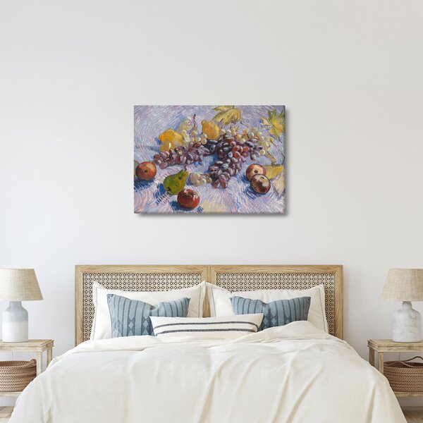 Obraz - Vincent van Gogh, Grapes, Lemons, Pears, and Apples, reprodukcia (70x50 cm)