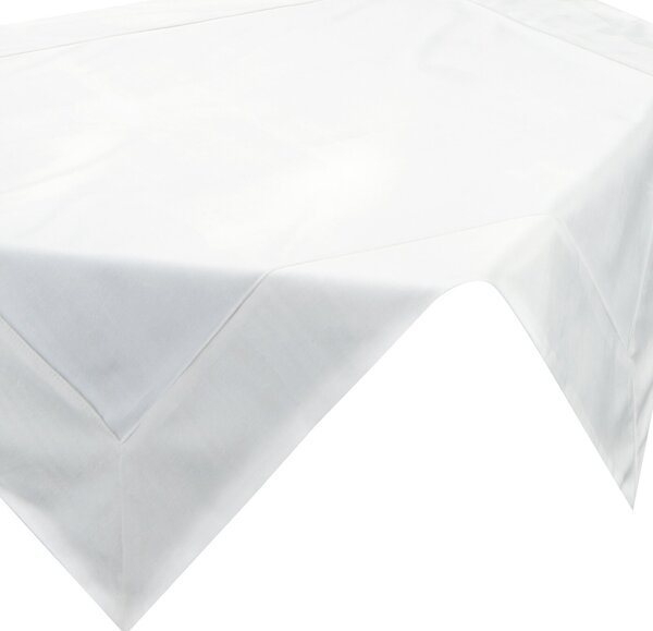 OBRUS VELVET 85X85 CM BIELY