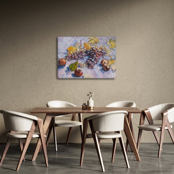 Obraz - Vincent van Gogh, Grapes, Lemons, Pears, and Apples, reprodukcia (70x50 cm)