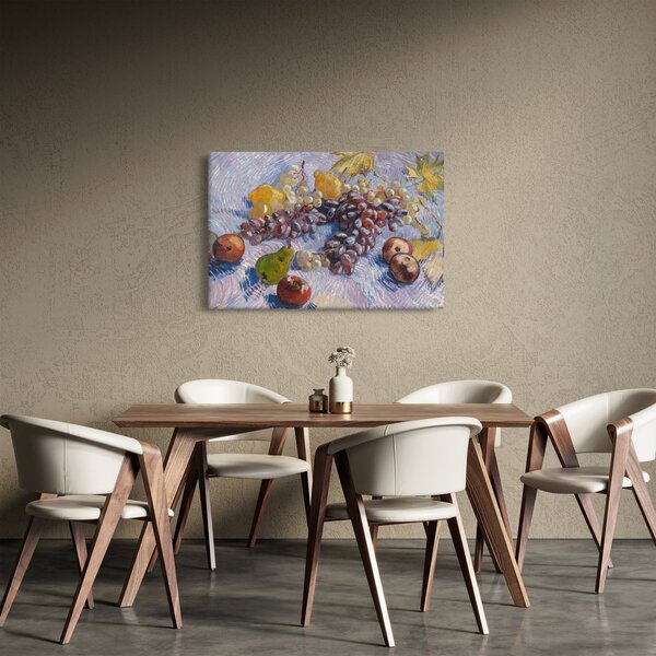 Obraz - Vincent van Gogh, Grapes, Lemons, Pears, and Apples, reprodukcia (90x60 cm)