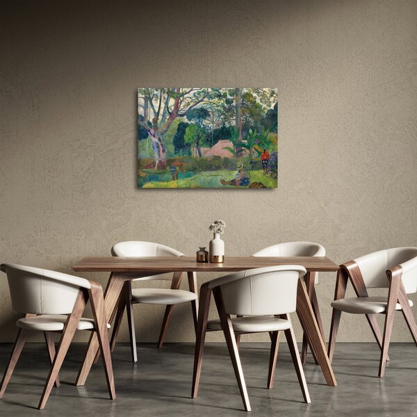 Obraz - Paul Gauguin, Te raau rahi (The Big Tree), reprodukcia (70x50 cm)