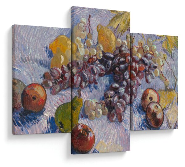 Obraz - Vincent van Gogh, Grapes, Lemons, Pears, and Apples, reprodukcia (90x60 cm)