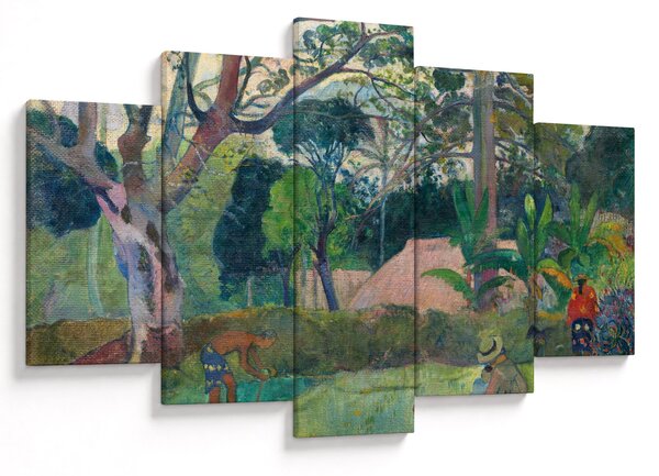 Obraz - Paul Gauguin, Te raau rahi (The Big Tree), reprodukcia (150x105 cm)