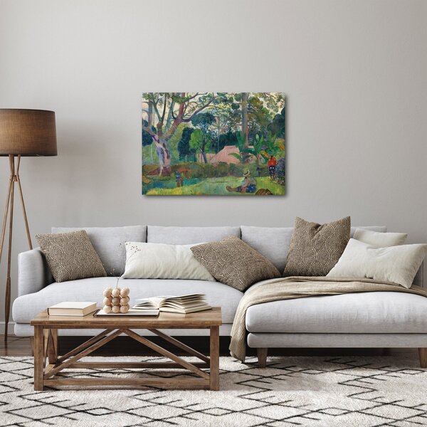 Obraz - Paul Gauguin, Te raau rahi (The Big Tree), reprodukcia (70x50 cm)