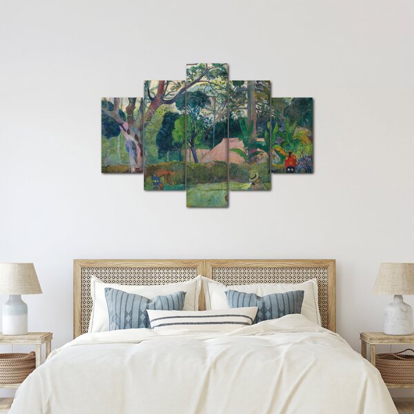 Obraz - Paul Gauguin, Te raau rahi (The Big Tree), reprodukcia (150x105 cm)