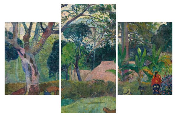 Obraz - Paul Gauguin, Te raau rahi (The Big Tree), reprodukcia (90x60 cm)