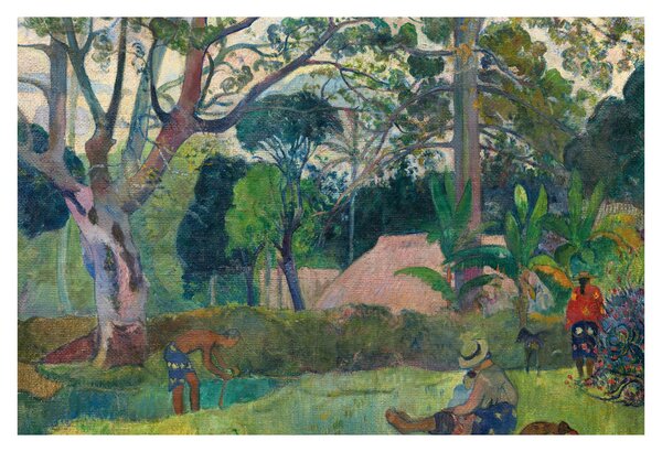 Obraz - Paul Gauguin, Te raau rahi (The Big Tree), reprodukcia (90x60 cm)