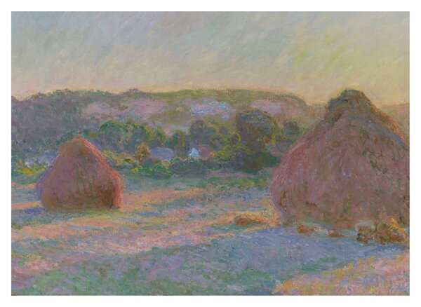 Obraz - Claude Monet, Stacks of Wheat (End of Summer) , reprodukcia (70x50 cm)