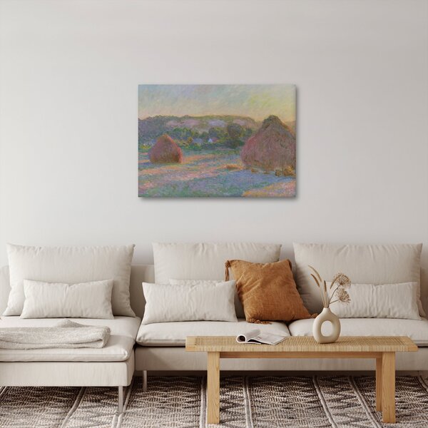 Obraz - Claude Monet, Stacks of Wheat (End of Summer) , reprodukcia (70x50 cm)