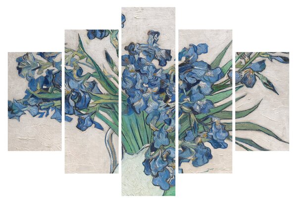 Obraz - Vincent van Gogh, Irises, reprodukcia (150x105 cm)