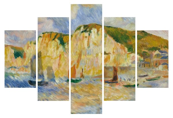 Obraz - Auguste Renoir, Sea and Cliffs, reprodukcia (150x105 cm)