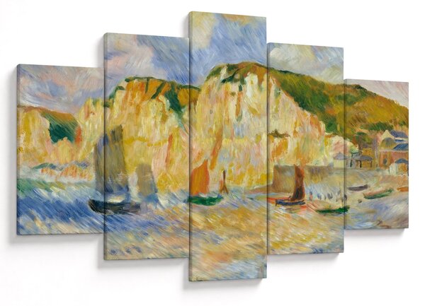 Obraz - Auguste Renoir, Sea and Cliffs, reprodukcia (150x105 cm)